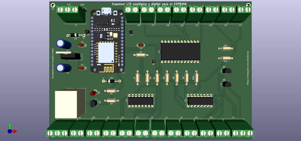 Imagen del Expansor I/O ESP8266